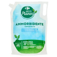 Carrefour eco Planet Ammorbidente Concentrato Fiori Bianchi e Gelsomino Ecoricarica 1,5 L