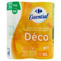 Carrefour Essential Asciugatutto Déco 2 pz