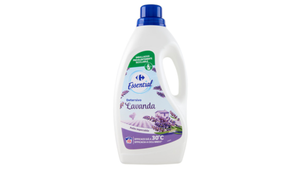Carrefour Essential Detersivo Lavanda 33 Lavaggi 1,485 L