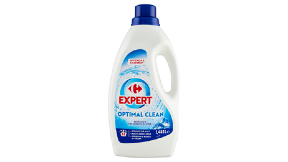 Carrefour Expert Optimal Clean Detersivo Freschezza Alpina 1,485 L
