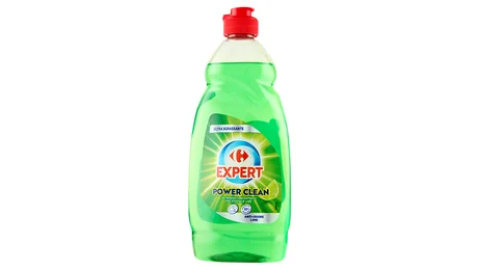 Carrefour Expert Power Clean Detersivo Concentrato per Stoviglie Lime 500 ml