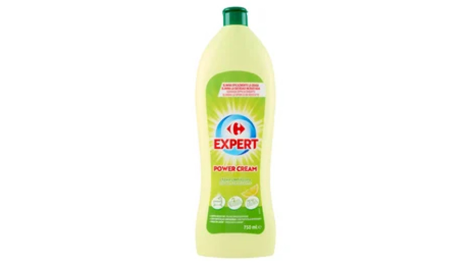Carrefour Expert Power Cream Crema Sgrassante Limone 750 ml