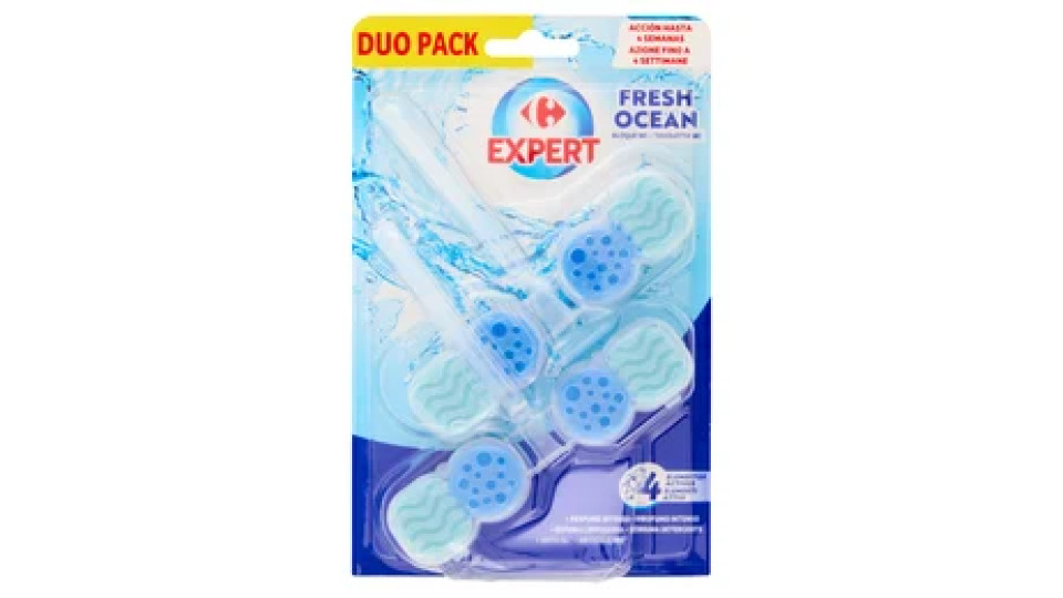 Carrefour Expert Tavoletta WC Fresh Ocean 2 x 48 g