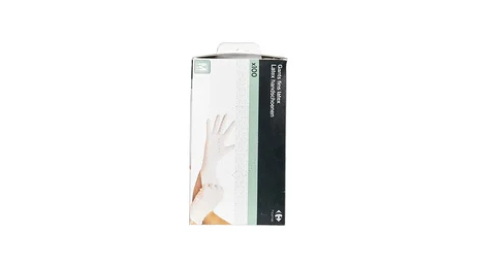 Carrefour Guanti latex x100 tm crf
