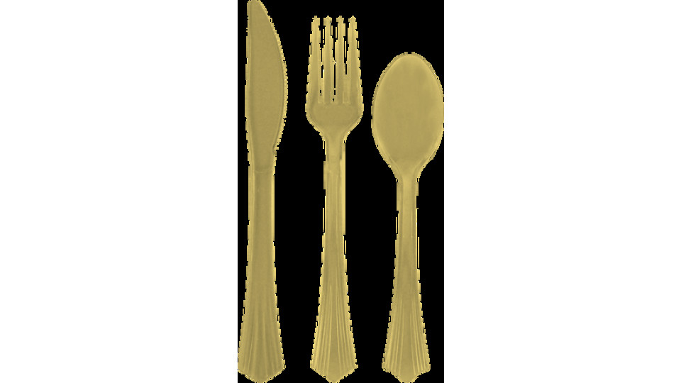 Carrefour J1961 set di posate 18 pz Oro