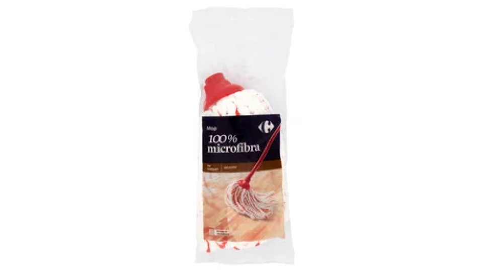 Carrefour Mop 100% microfibra per Parquet