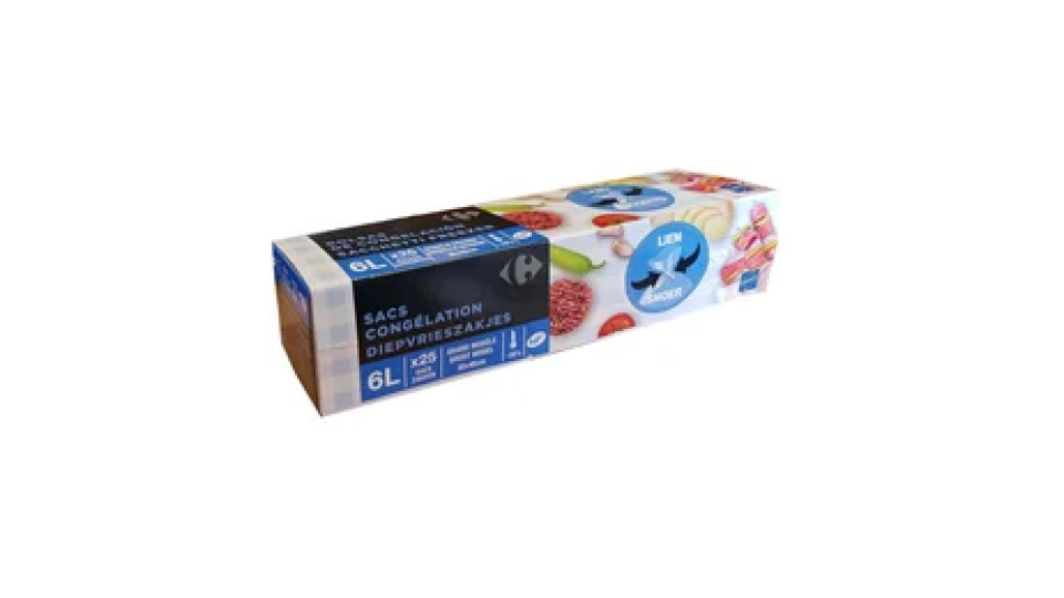 CARREFOUR SACC. GELO ROTOLO GRANDI 25 PZ