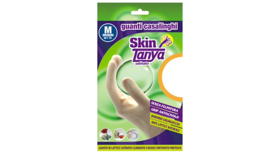 Carrefour Skin Tanya Guanti casalinghi Naturale Lattice