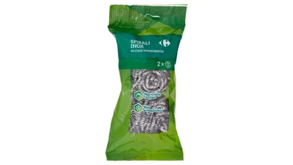 Carrefour Spirali Inox acciaio inossidabile 2 pz