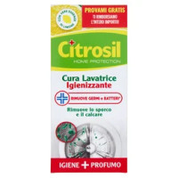 Citrosil Home Protection Cura Lavatrice Igienizzante con Vere Essenze di Limone 250 ml