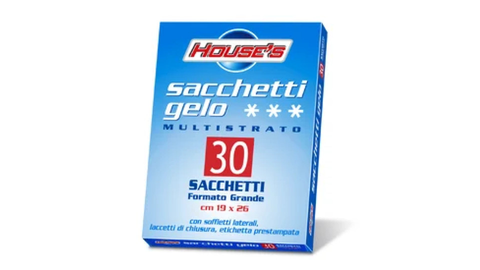 COMSET House sacch gelo piccoli 30pz