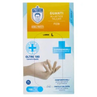 Dr. Protec Guanti in Lattice Talcati Febi Large L 100 pz