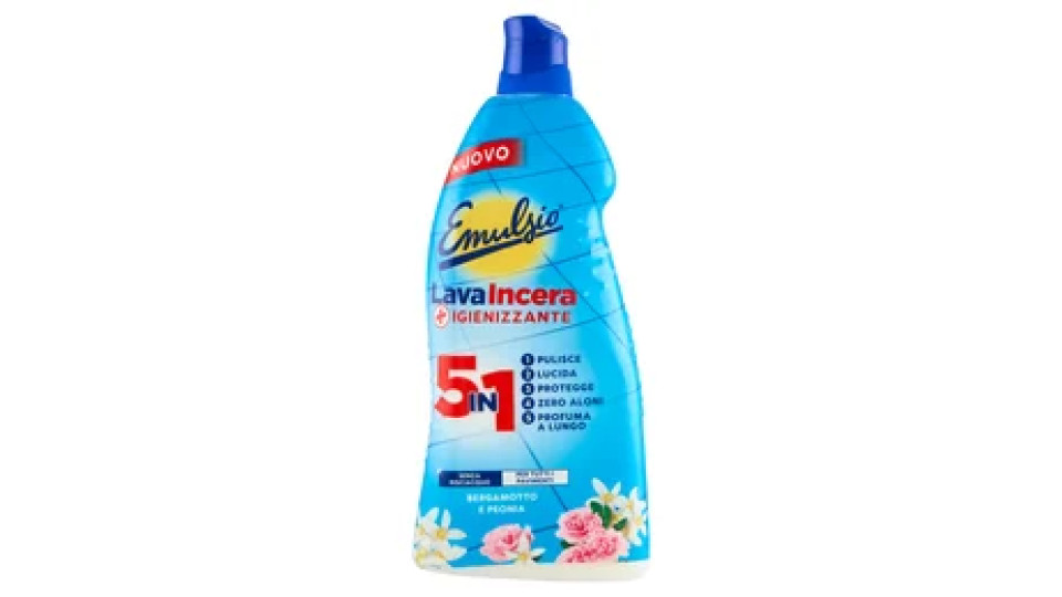 Emulsio LavaIncera Igienizzante 5in1 Bergamotto e Peonia 875 ml