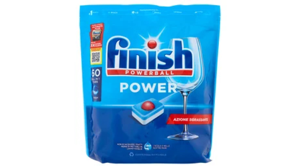 Finish Power Fresh pastiglie lavastoviglie 60 lavaggi 960 g