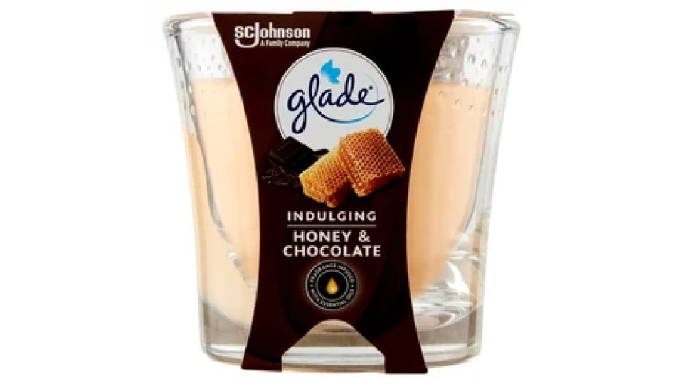 Glade® Candela profumata, fragranza Honey & Chocolate, 129g