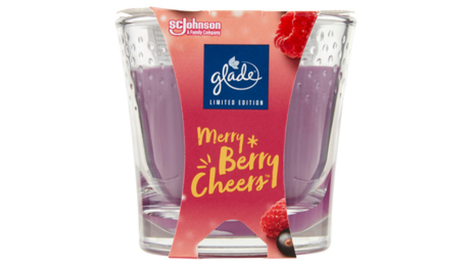 Glade Candela, Fragranza Merry Berry Cheers 129 g