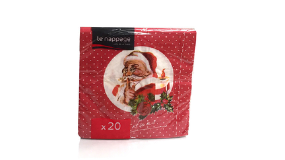 Le Nappage 20 tovaglioli in ovatta 33x33 cm 3 veli PN Nostalgie