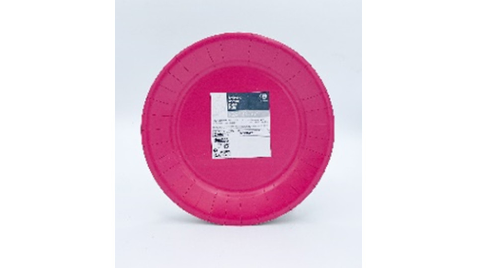 Le Nappage 24 Piatti in cartoncino diam 23cm Fucsia