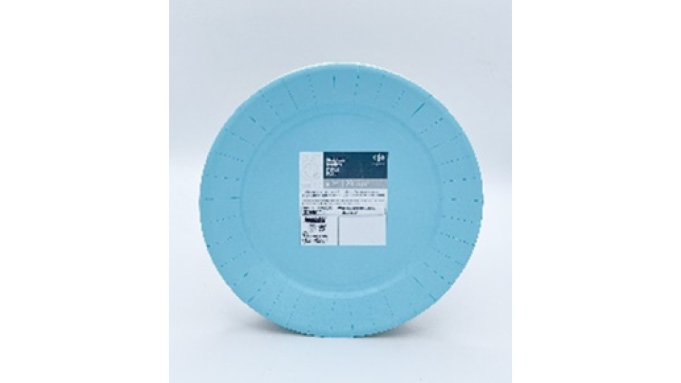 Le Nappage 24 Piatti in cartoncino diam 23cm Turchese