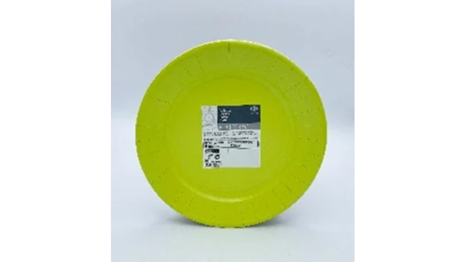 Le Nappage 24 Piatti in cartoncino diam 23cm Verde Anice