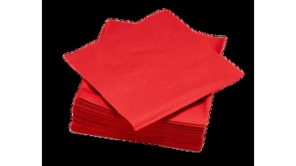 Le Nappage 3614611045281 tovagliolo di carta Cellulosa Rosso 50 pz