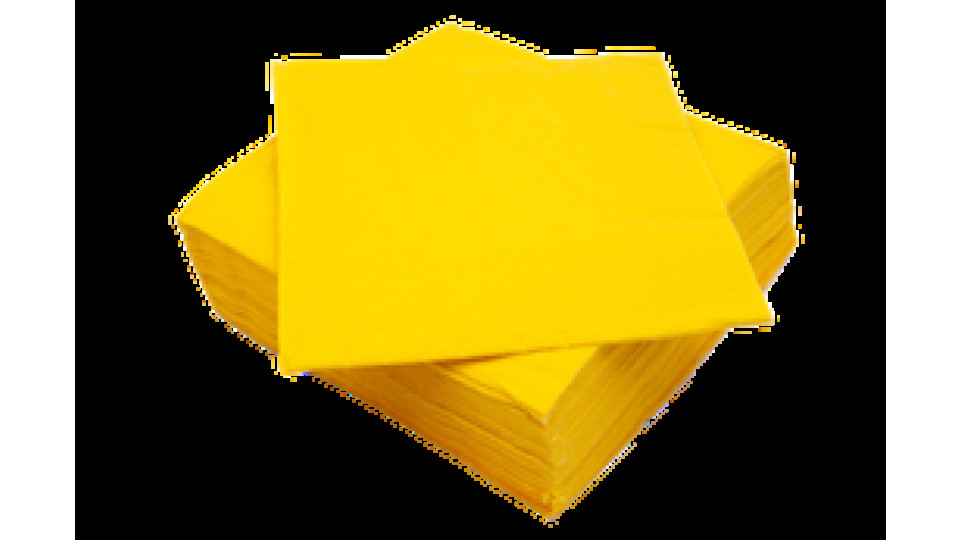 Le Nappage 3614611045298 tovagliolo di carta Cellulosa Giallo 50 pz