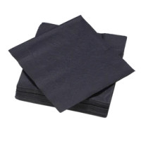 Le Nappage 3614613985981 tovagliolo di carta Cellulosa Nero 50 pz