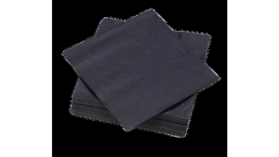 Le Nappage 3614613985981 tovagliolo di carta Cellulosa Nero 50 pz