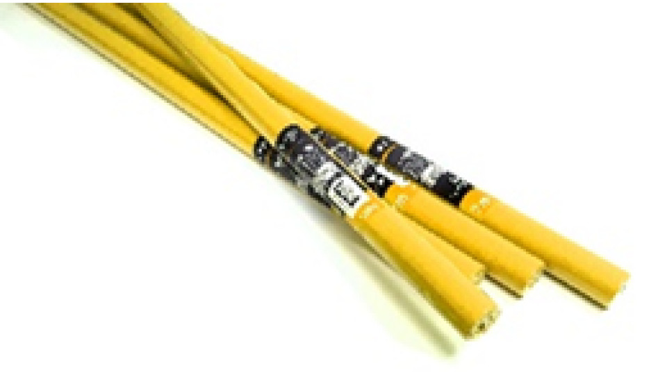 Le Nappage Tovaglia in carta damascata 1,18x7m Giallo Canarino