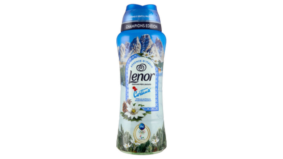 Lenor Essenze d'Italia Profumo per il Bucato Cortina Stella Alpina & Muschio Bianco 495 g