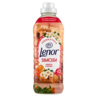Lenor Essenze D'Italia Siracusa Ammorbidente Concentrato Arancia e Zagara, 42 Lavaggi 882 ml
