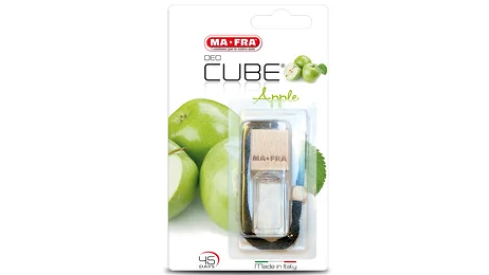 MA-FRA Deo Cube Apple Deodorante per ambiente in lattina