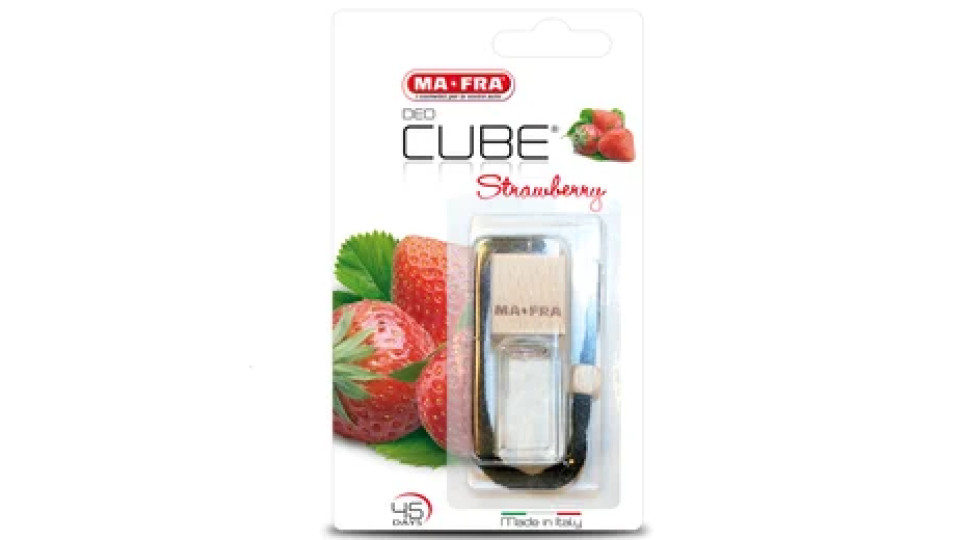 MA-FRA Deo Cube Strawberry Deodorante per ambiente in lattina