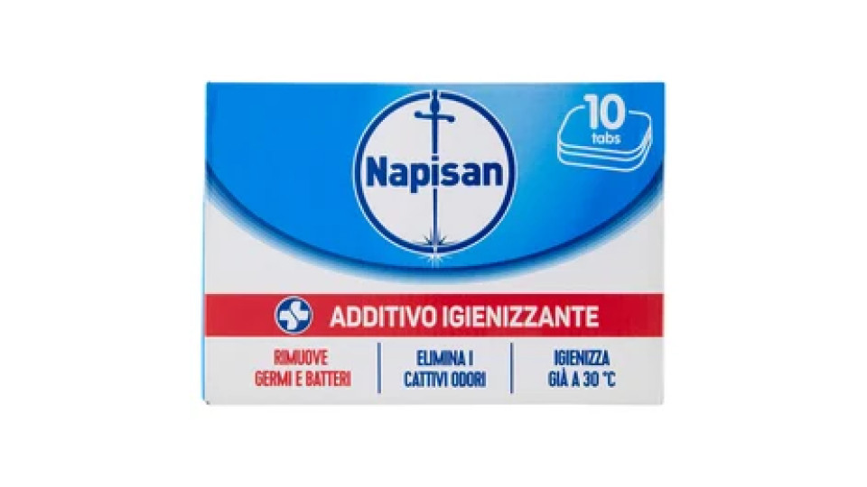 Napisan Additivo igienizzante lavatrice in pastiglie 10 pz 225 gr