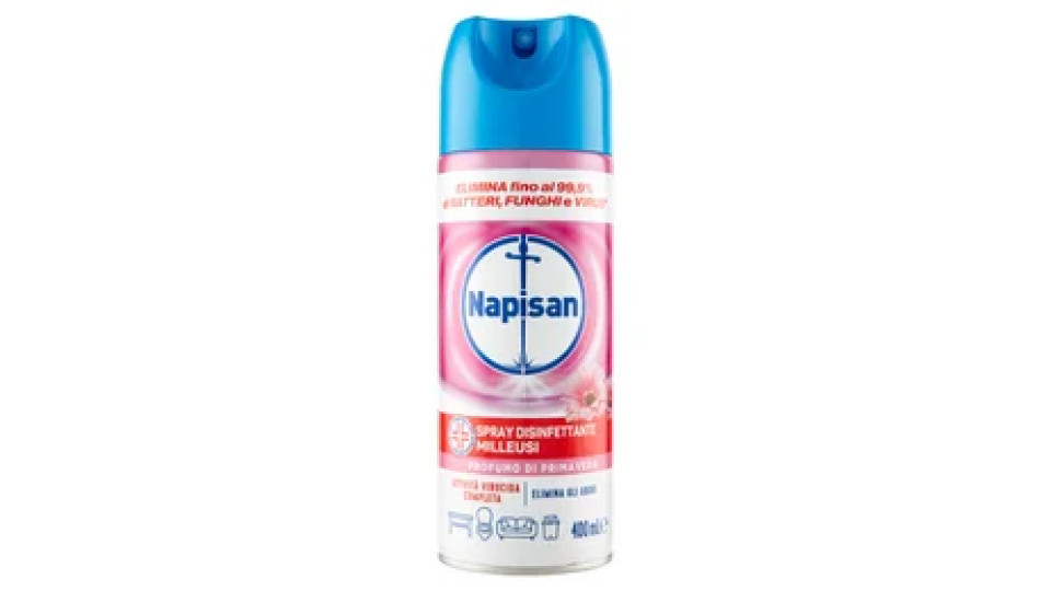 Napisan Spray Disinfettante Milleusi Profumo di Primavera 400 ml