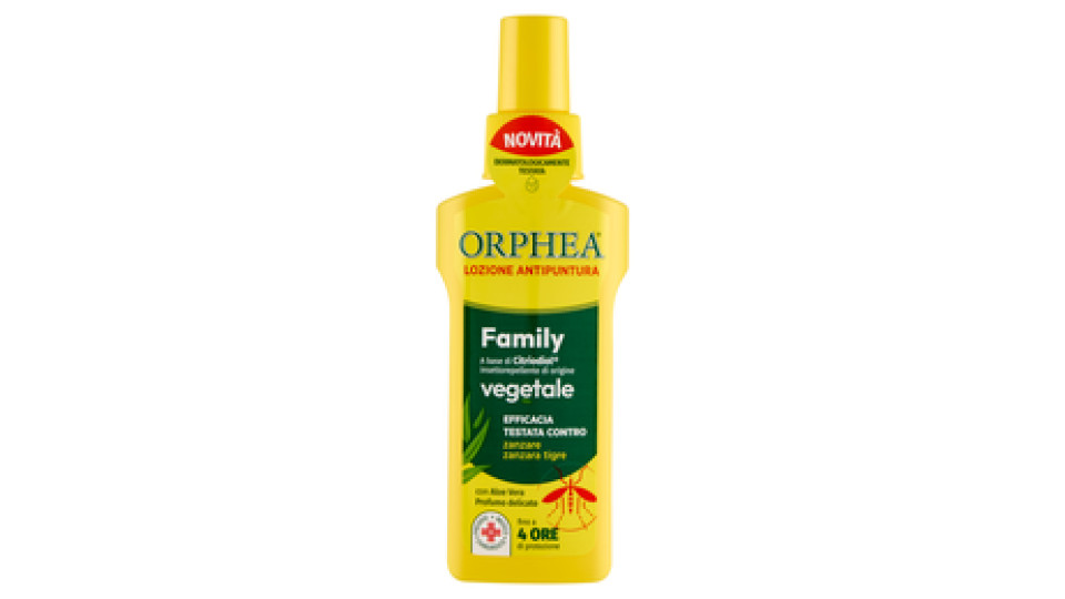 Orphea Lozione Antipuntura Family vegetale 100 ml