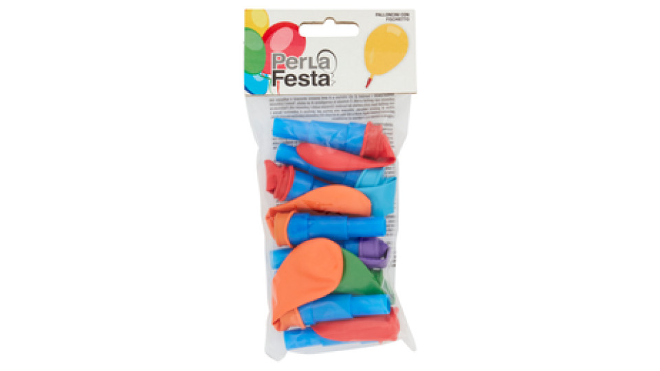 PerLa Festa Palloncini con Fischietto 8 pz