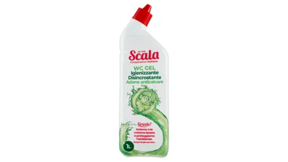Scala WC Gel Igienizzante Disincrostante Azione anticalcare 1L