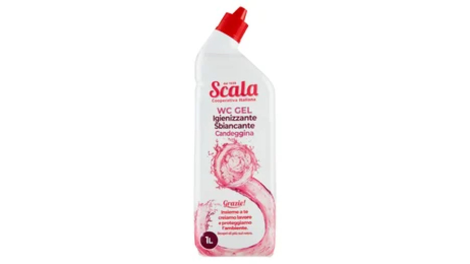 Scala WC Gel Igienizzante Sbiancante Candeggina 1L
