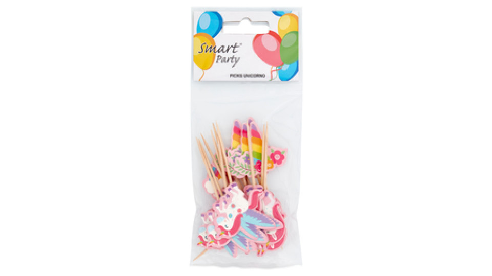 Smart Party Picks Unicorno 20 pz