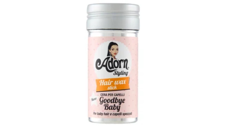 Adorn Styling Hair wax stick Cera per Capelli Goodbye Baby 75 g