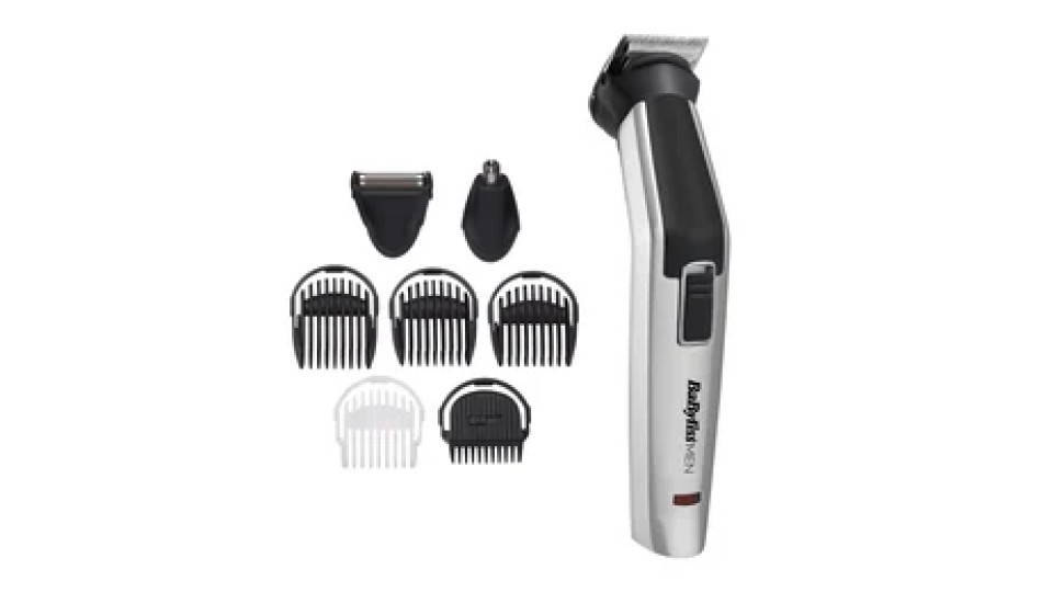 BaByliss 8-in-1 Titanium Argento, Nero Nichel-Metallo Idruro (NiMH)