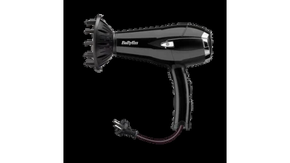 BaByliss D374DE asciuga capelli 2000 W Nero