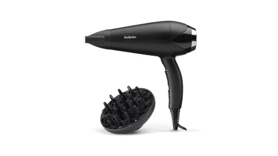 BaByliss D572DE asciuga capelli 2200 W Nero