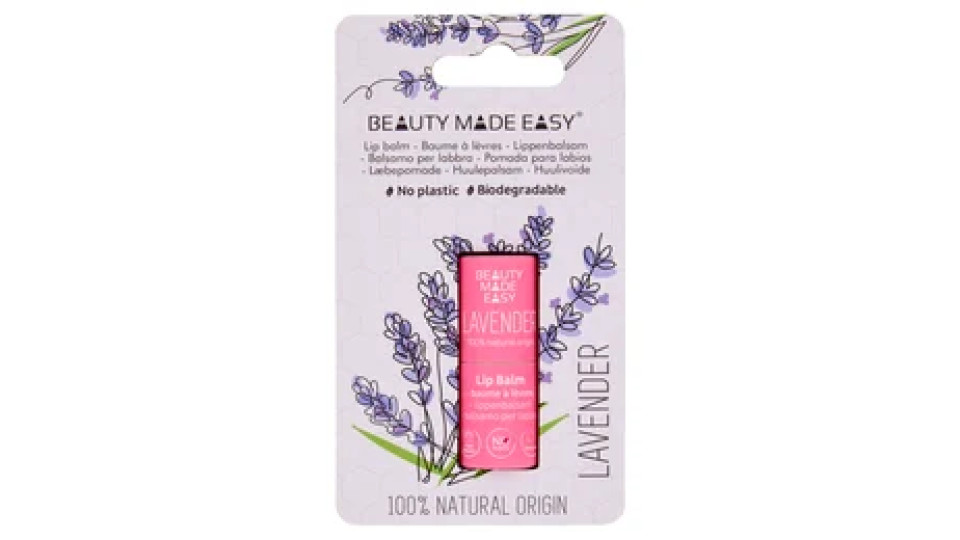 Beauty Made Easy Balsamo per labbra Lavender 5,5 g
