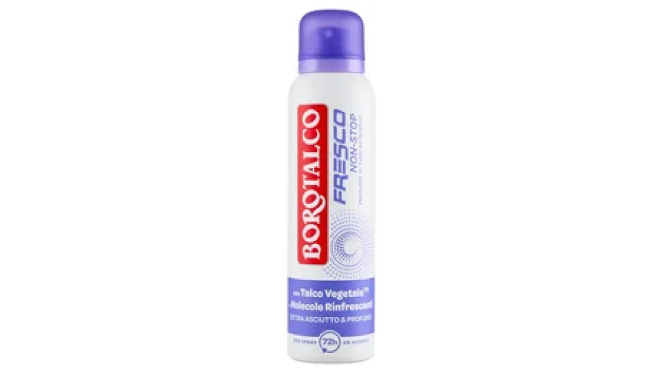 Borotalco Fresco Non-Stop Profumo di Fiori Acquatici Deo Spray 150 ml