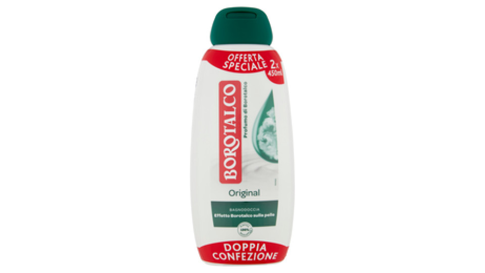 Borotalco Original Profumo di Borotalco Bagnodoccia 2 x 450 ml