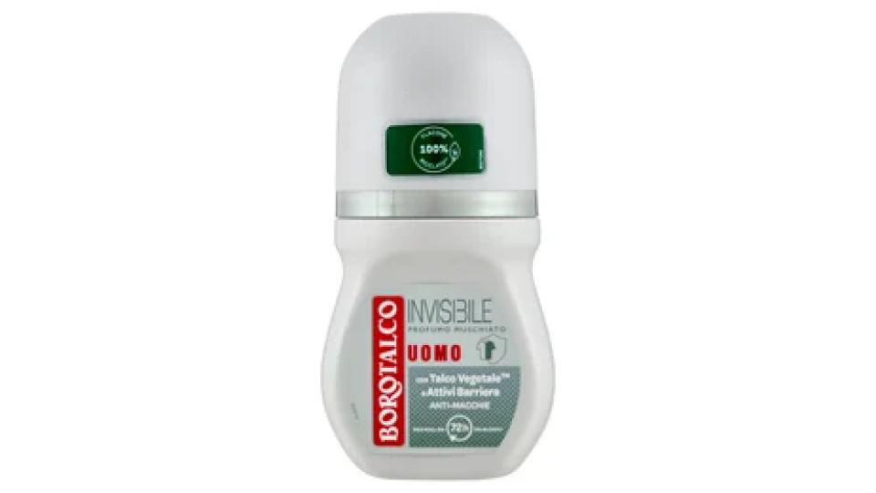 Borotalco Uomo Invisibile Profumo Muschiato Deo Roll On 50 ml