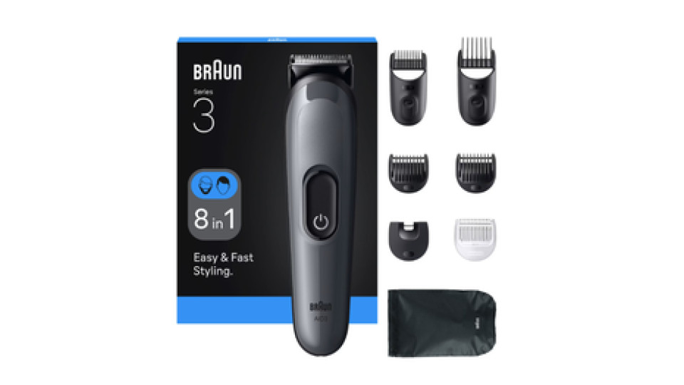 Braun AIO3540 tagliacapelli Nero, Grigio 14 Nichel-Metallo Idruro (NiMH)