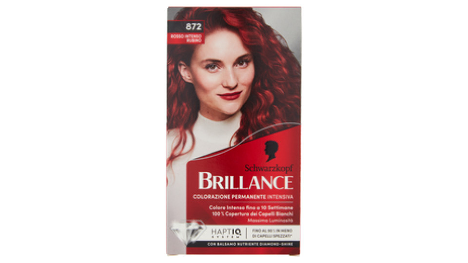 Brillance Colorazione Permanente Intensiva 872 Rosso Intenso Rubino